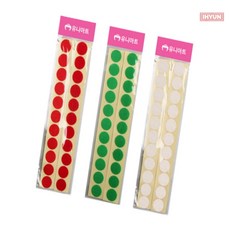 아이서 후크테이프 2cm 부직포스티커, 빨강