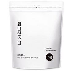 바른세탁소 과탄산소다 파우치 초대용량 산소계표백제 1등급원료 사용, 7kg, 1개