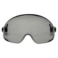 【可開統編 發票 台灣出貨】護目安全帽 建築工程安全帽 高空作業安全帽 戶外 安全帽 頭盔 防砸可調透氣施工專用帶反光貼, 茶色護目鏡【當天發】