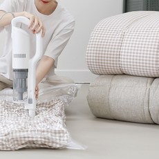 컴팩 밸브형 압축팩 1+1 (+이지클립2개) 이불 의류 수납 정리, 1개, 1세트