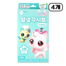 위시캣 열냉각시트, 4개, 6매입