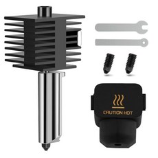 ENOMAKER A1 Bamboo Lab 3D 프린터용 미니 핫엔드 키트 가열 블록 교체 고속 고온 전체 금속 가능한 0.4 0.6 0.8mm 강화 스틸 노즐 포함 457300, A1 series hotend(harden steel, 1개