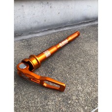 DA BOMB 前叉快拆軸 15x110MM, 1個, 橘色, N/A
