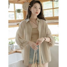 防曬衣 防曬衣女2024新款夏季薄2024新款透視開衫外搭長袖襯衫外套小個子