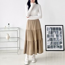 미르아 골덴 캉캉 롱스커트 SD-1004352