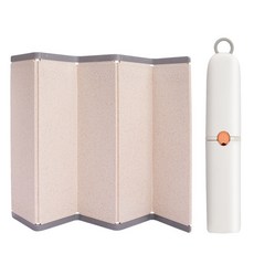 2合1摺疊切菜組 露營便攜砧板刀具組 含水果刀削皮器 野炊必備, 1個, 套裝組【切菜板+刀具】- 灰, 灰