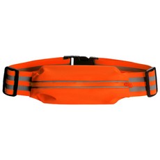 T10 反光腰帶 運動腰帶 夜跑神器 馬拉松用, 橘色