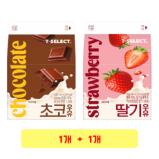 PB)초코우유 +딸기우유, 1개, 300ml