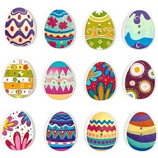 (주)아트인 부활절 달걀 단추(10개), 단일옵션