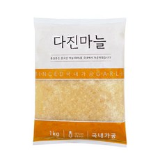 잘 다져진 국내제조 냉동 다진마늘, 2개, 1kg