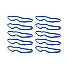 10 20개입 스포츠 논슬립 탄력 헤어밴드 얇은 축구 요가 러닝 땀밴드 여성 소녀용, 10pcs Sapphire