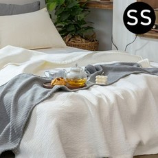 해피니 이불 순면 60수 피그먼트 워싱 스프레드 슈퍼싱글 SS 화이트, 본품, 본상품선택