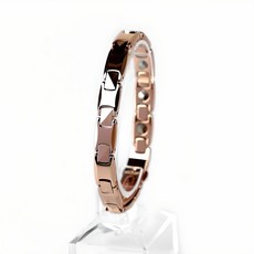 진주모아 99.9998% 스퀘어 남녀 공용 게르마늄 건강팔찌 BSQRB-01, 1개