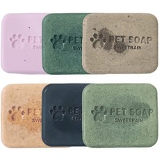 반려동물 목욕비누 강아지샴푸바 강아지목욕비누 3개입, 03.어성초가 좋아요  100gx3개세트, 100g, 3개