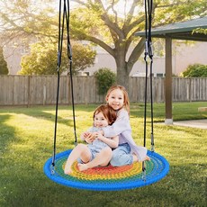 원형 해먹 그네 야외용 흔들침대 정원 마당 놀이터