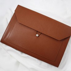 皮革文件夾 金屬扣 彈力繩, 質感咖, 1個