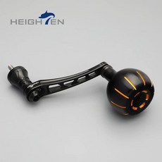 스피닝 릴 싱글 로커 암 교체 알루미늄 노브, 1개, 1. Black6570 Gold38mm