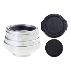 35mm F1.6 대구경 블러드롭 초상화 C-Mount 트랜스퍼 마이크로 싱글 카메라, 1개, 4NB301935_ZR, 실버