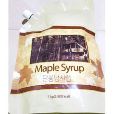 제과 크로플 메이플시럽 파우치 1k 설탕대신, 1kg