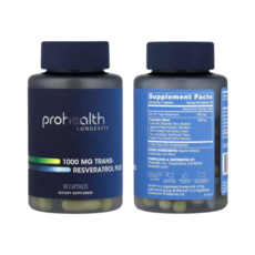 프로헬스 고함량 트랜스 레스베라트롤 1000mg 고순도 60캡슐 2병, 60정, 2개