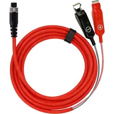 11977619 낚시 전동릴 부품 단품 호환 교체 전원 코드 케이블 10피트 300cm 다이와 타나코무 시보그 레오브리츠 시마노 프레이즈 비스트마스터 포스마스터 전동 피싱 릴, 레드(1개).