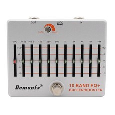 Demonfx Audio 10頻段 EQ BUFFER Booster 電吉他效果器 mxr, 1個