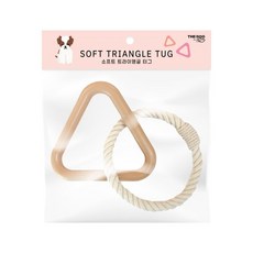 더독 소프트 트라이앵글 터그, 없음, 베이지, 1세트