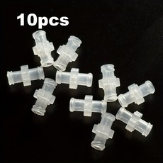 루어락 주사기 커넥터 25개입 밸브 연결 100PK 피팅 시린지 폴리프로필렌 이중 니들, 10pcs