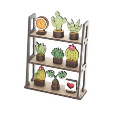 건축 나무 화분 모형 DIY 조립 진열장 만들기 42577EA 1(pc)