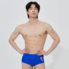 아레나 남성 크림 숏사각 ROY 실내 세트 수영복