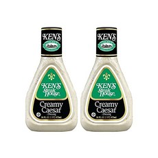 켄스 스테이크하우스 드레싱 크리미 시저 드레싱 샐러드 또 Ken’s Steakhouse Dressing Creamy Caesar Dressing Gluten Free Dre, 1개