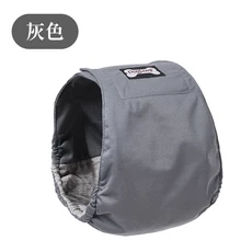 公狗禮貌帶 灰色 防尿禮貌褲 寵物生理褲 可重複使用 舒適透氣, 小的, 1個, 1個裝