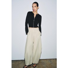[국내발송] ZARA 여성 지퍼 니트 재킷 - 블랙 5536/036/800 491672