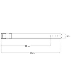 Carhartt WIP Script 鉚釘皮帶 寬4cm