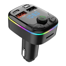 자동차 MP3 플레이어 Fm 송신기 무선 블루투스 5.0 소음 오디오 키트 Handfree 듀얼 Usb, 01 Mp3, 01 CN