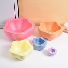 Liha 浸泡石平衡遊戲，河石五角星泡棉平衡墊腳石，兒童感官平衡訓練玩具，戶外室內平衡堆疊遊戲, 1個, 風格 3