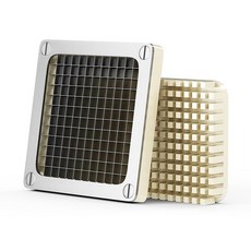 2인치 8인치 칼날 헤비 듀티 상업용 슬라이서 스테인리스 감자 커터를 SUNVIVIPRO 가정용 프라이 레스토랑 스틸 갖춘 프렌치 커터, 1/4 Inch Blade, Silver