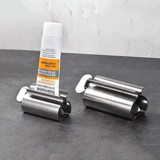 치약디스펜서 스탠드 소형 욕실 치약짜개 스테인리스 98251PC 1(pc), 소형-치약용