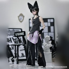 Lorc 4分 山川 亞文化風 BJD 娃娃 手工帶妝, 1個, 4分 山川 套餐A