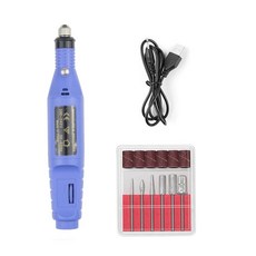 발톱스케일링 제거 손톱정리기 셀프, F. 블루USB충전식