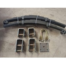 도랑가게 판스프링 스텐강판 스프링 트레일러용 흡수, 6.3mm 폭 970mm 길이 8개 조립품, 1개