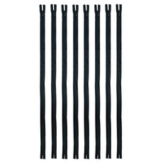 60cm 콘솔지퍼 23인치 콘실지퍼 숨은지퍼, 8개, 블랙(580)