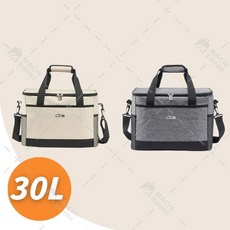 探露 鋁膜保鮮可背可提保冷袋 手提防水保溫保冰袋 露營戶外大容量冰包, 30L【升級鋁膜】,灰色, 灰色