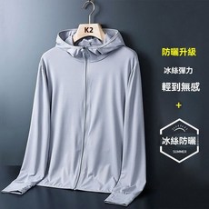 防曬衣男女同款夏季薄款透氣外套防紫外線連帽防曬服男1/2件