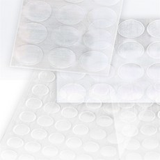 신라Pick 사각 겔 양면테이프 원형테이프, 20mm 36p