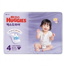 하기스 NEW 맥스드라이 밴드형 남여공용, 4단계, 60매