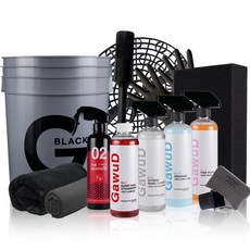 가우디 초간편 13종 셀프 세차용품 프로 세트, 1개