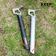 KEEP 캠핑 경량 알루미늄 파운딩 해머, 수량 블랙