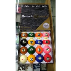 國華撞球 比利時進口ARAMITH黑圈比賽球 花式撞球 阿拉密 比賽指定 專業撞球用品, 1個