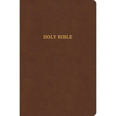 (영문도서) KJV Large Print Thinline Bible Value Edition Brown Leathertouch Imitation Leather, Holman Bibles, English, 9781087785783